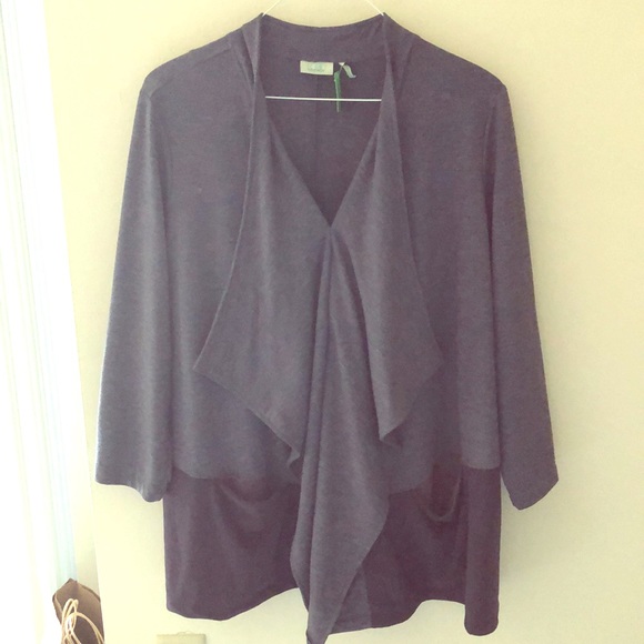 🎉HOST PICK LOGO Lounge by Lori Goldstein Cardigan - Picture 3 of 9